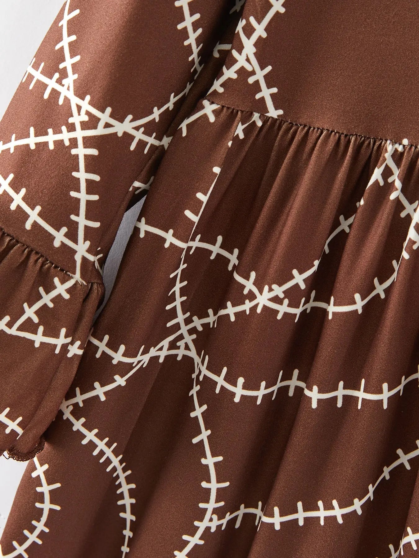 Chic Fall Girls 2-Piece Stripe Print Brown Dress Set for Trendy Kids Rylee Faith Designs
