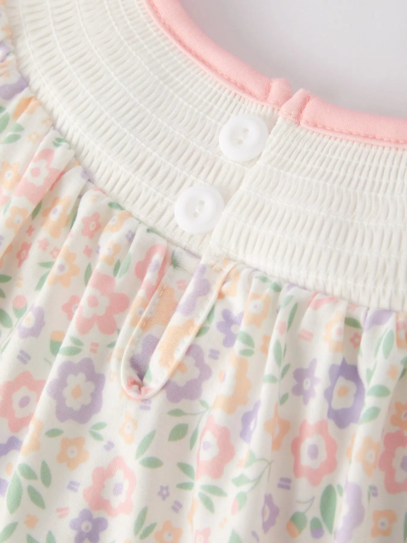 Spring Summer Cross Smocking Embroidery Colorful Dress Rylee Faith Designs
