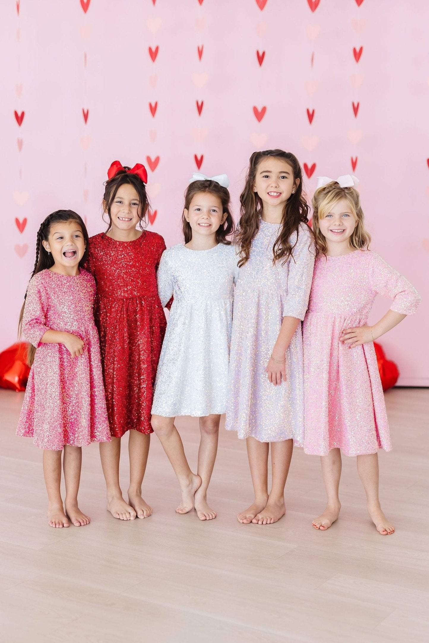 Mila & Rose ® Red Sequin Party Dress For Girls Mila And Rose Birthday - Apparel & Accessories > Clothing > Dresses Sequin Dress