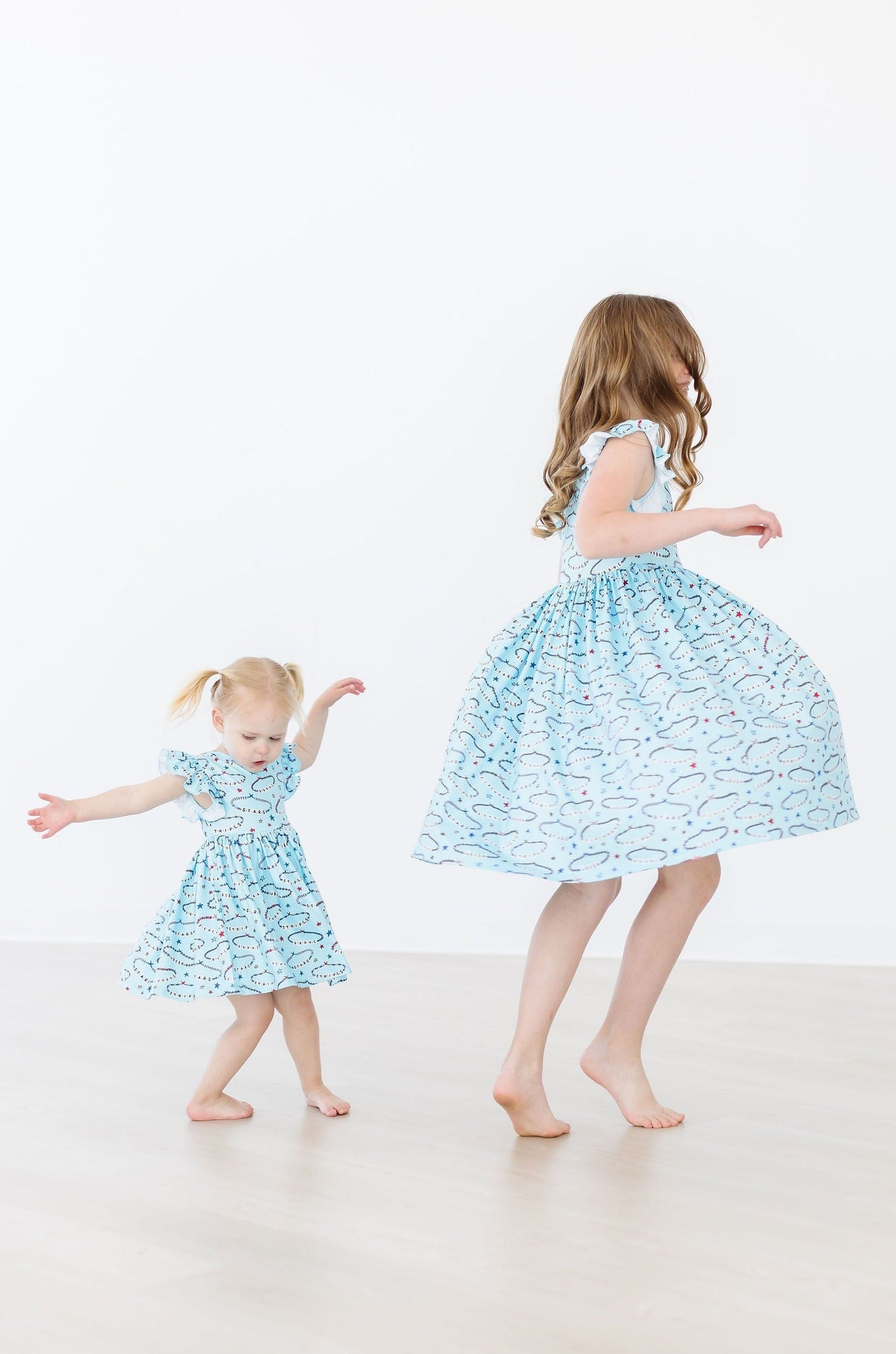 Mila & Rose ® Miss Americana Flutter Sleeve Twirl Dress Mila Version - Apparel & Accessories > Clothing > Dresses Twirl Dress Flutter