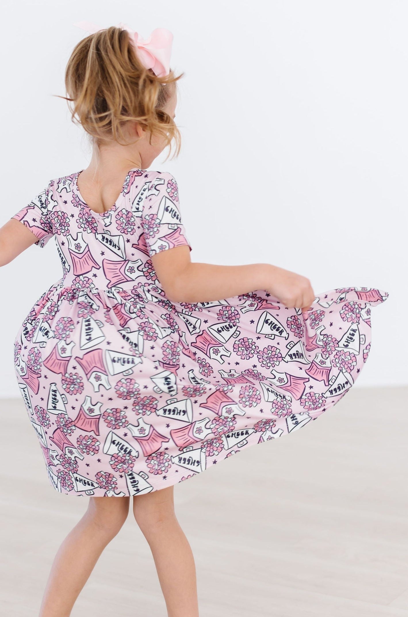 Mila & Rose ® Cheer Spring Summer Pocket Twirl Dress Mila Rose Girls - Apparel & Accessories > Clothing > Dresses Twirl Pocket Dress S/S