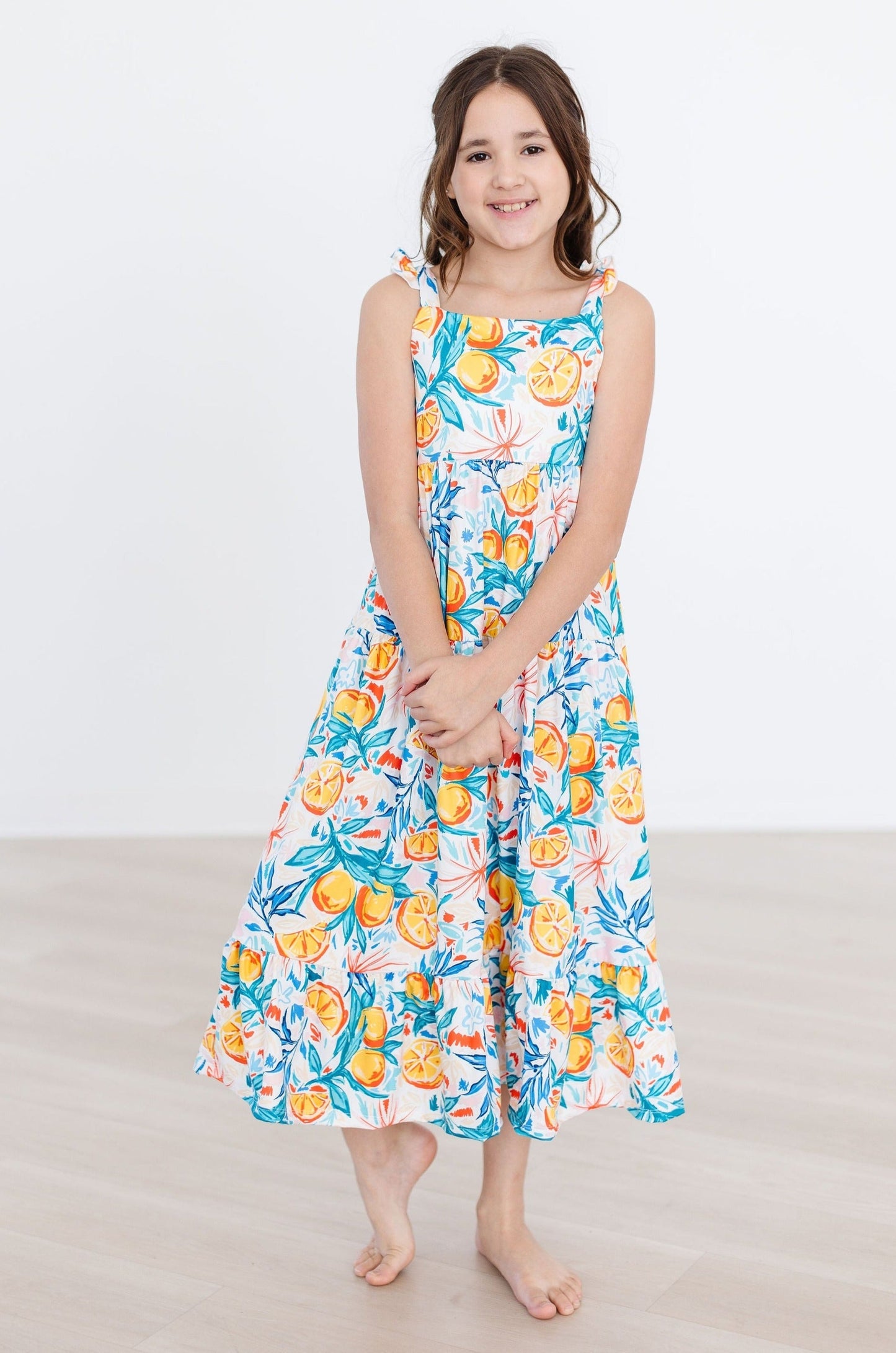 Mila & Rose ® Sale Tropical Summer Ruffle Maxi Dress For Women Online - Apparel & Accessories > Clothing > Dresses Maxi Dress