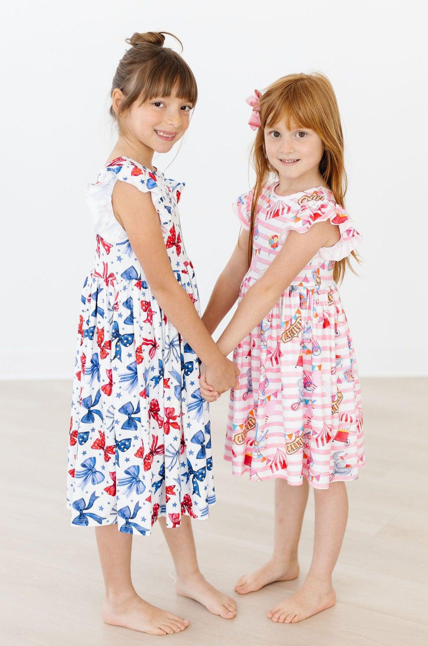 Mila & Rose ® Off To The Circus Flutter Sleeve Twirl Dress Mila And Rose - Apparel & Accessories > Clothing > Dresses Twirl Dress Flutter