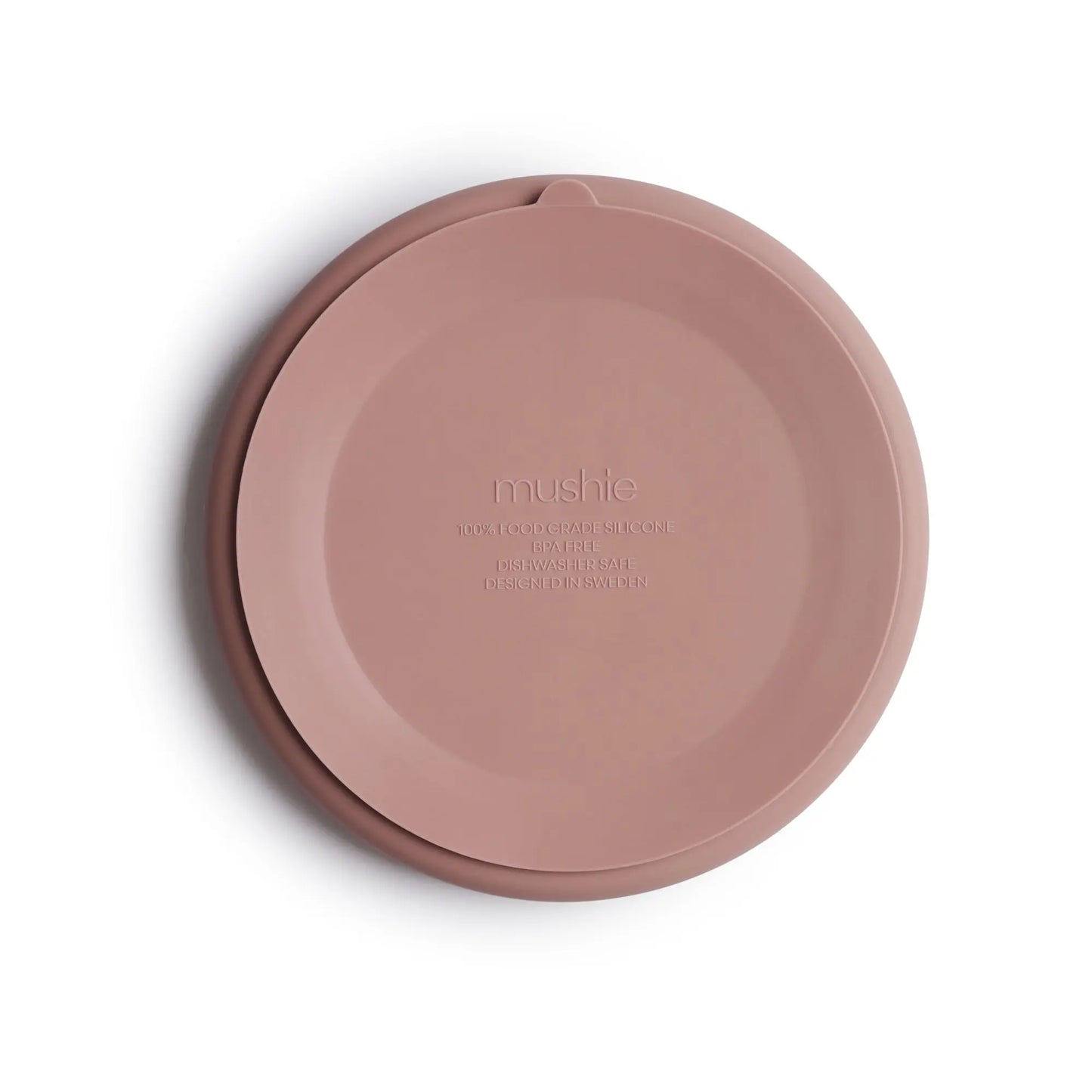 Silicone Suction Plate for Babies Food Grade Safe Design Minimizes Spills Mushie