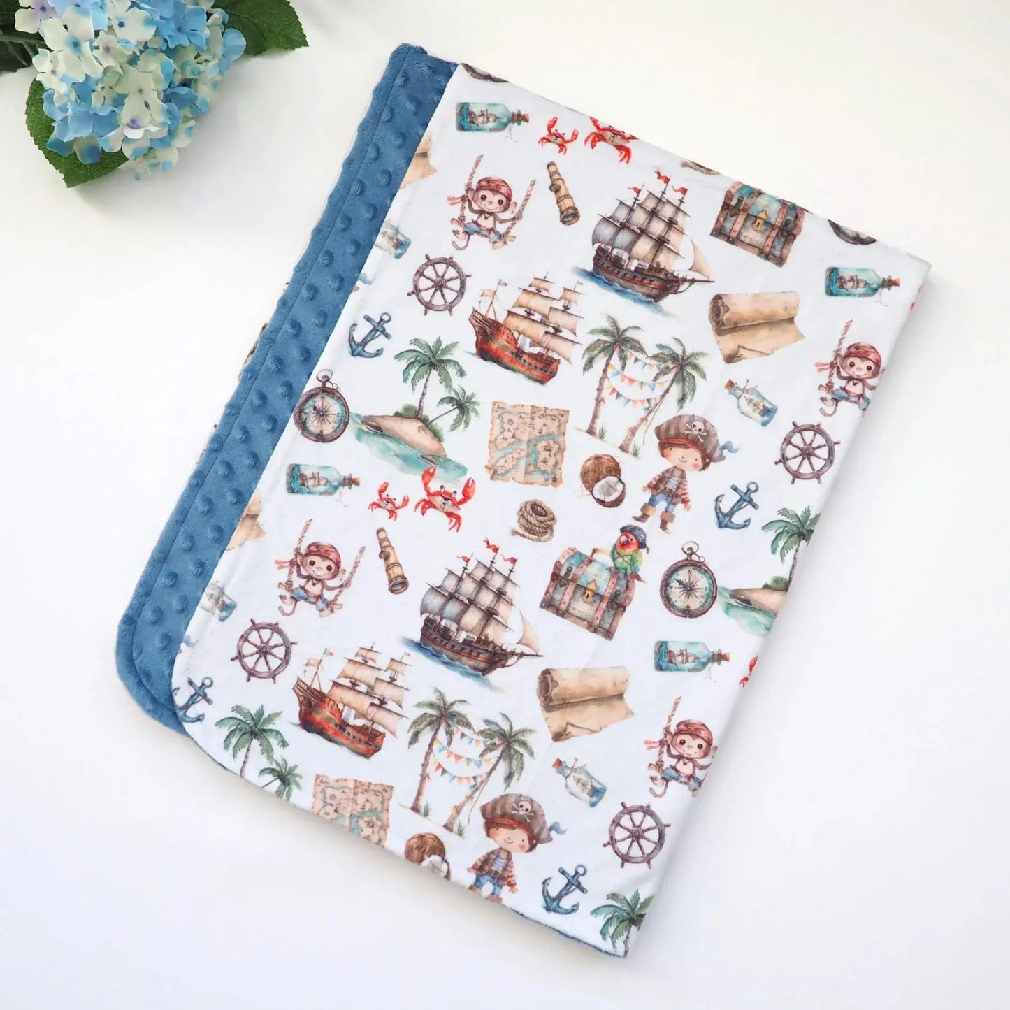 Baby & Toddler Minky Blanket - Pirate Honey Lemonade