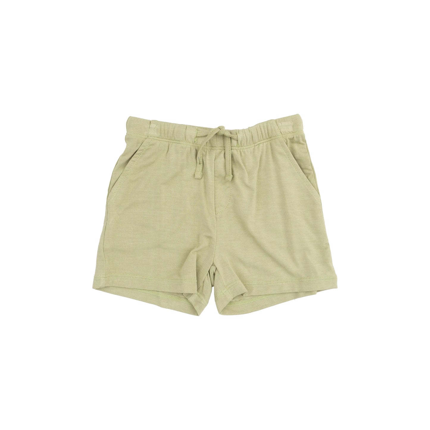 Crew Neck Tee and Short Set Fishing Things Green.