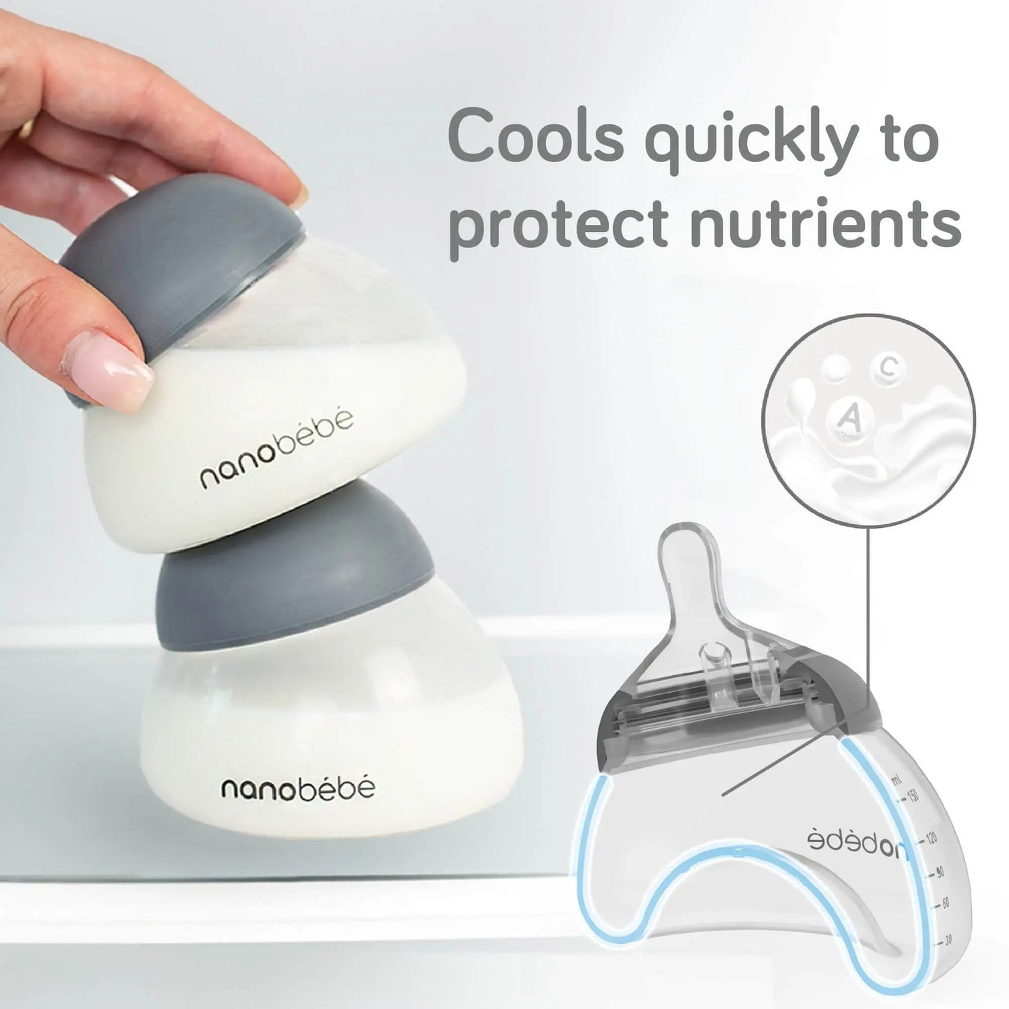 Breastmilk Bottle Starter Set Nanobébé