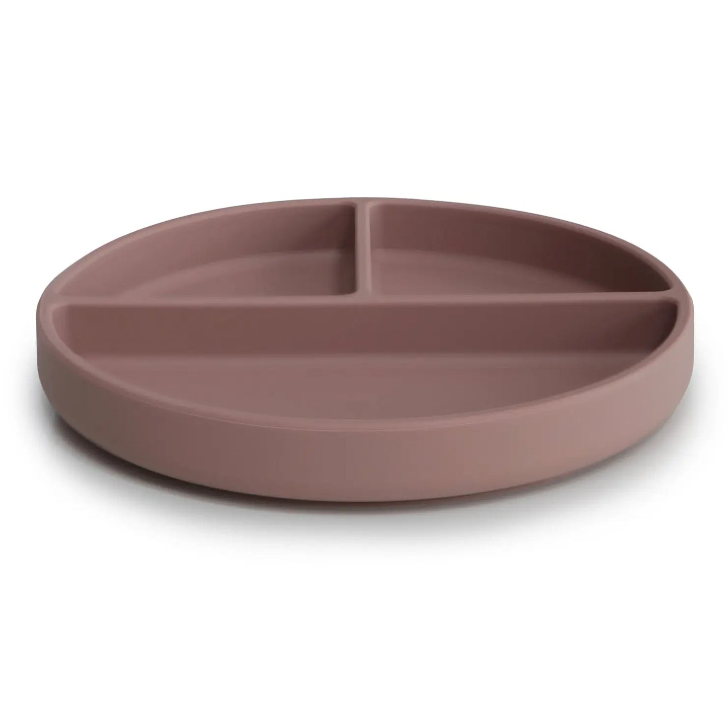 Silicone Suction Plate for Babies Food Grade Safe Design Minimizes Spills Mushie
