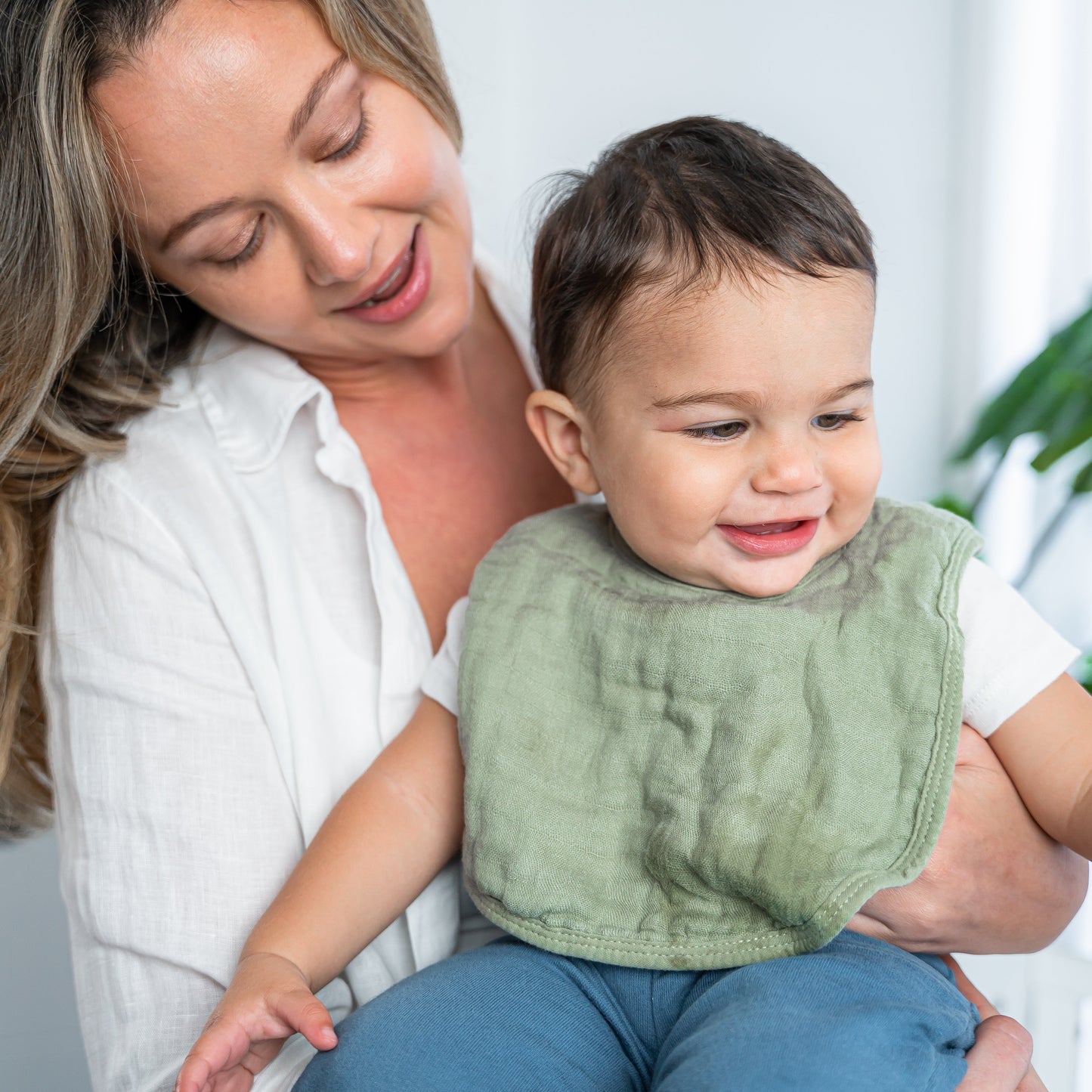 Comfy Cubs Sage Muslin Bibs for Drool and Comfort Daily Comfy Cubs Everetts Place: Online Boutique