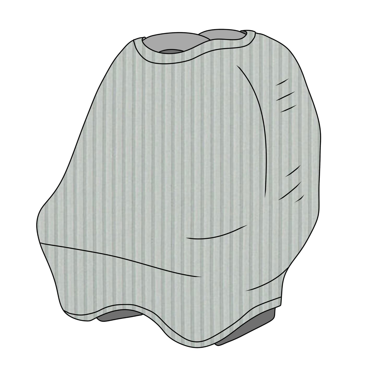 Seafoam All In One Car Seat Cover For Baby By Little Mae Co Little Mae & Co Everetts Place: Online Boutique
