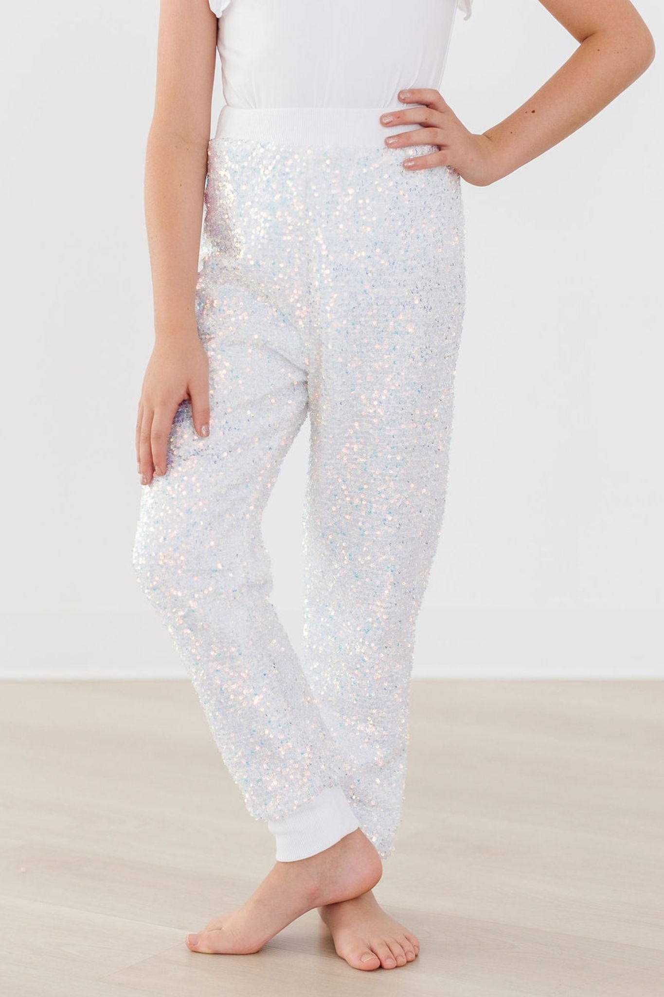 Mila & Rose ® Mila And Rose Disco Sequin Joggers For Women Party Wear - Apparel & Accessories > Clothing > Pants > Joggers Sequin Joggers