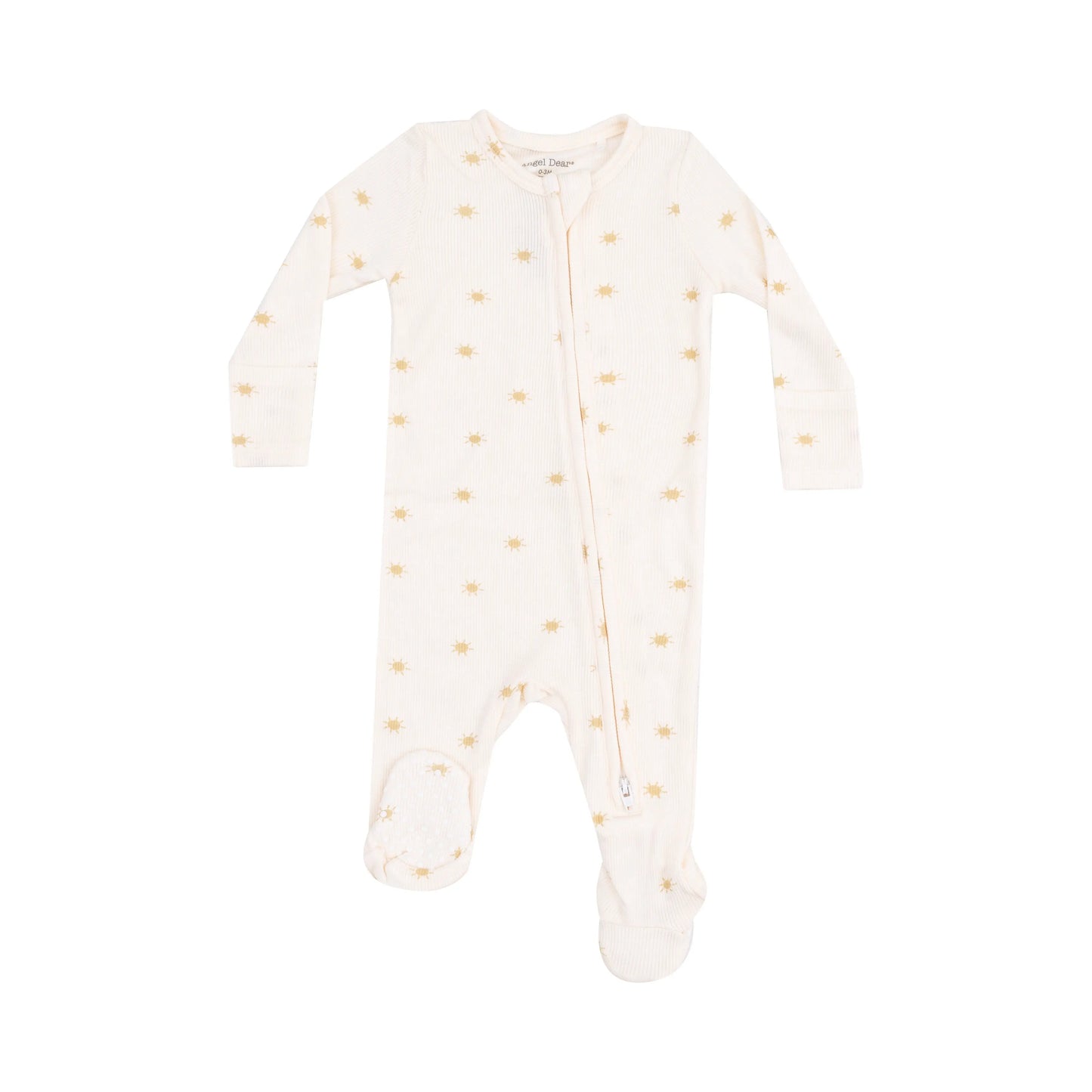2 Way Zipper Footie Simple Suns Baby Outfit.