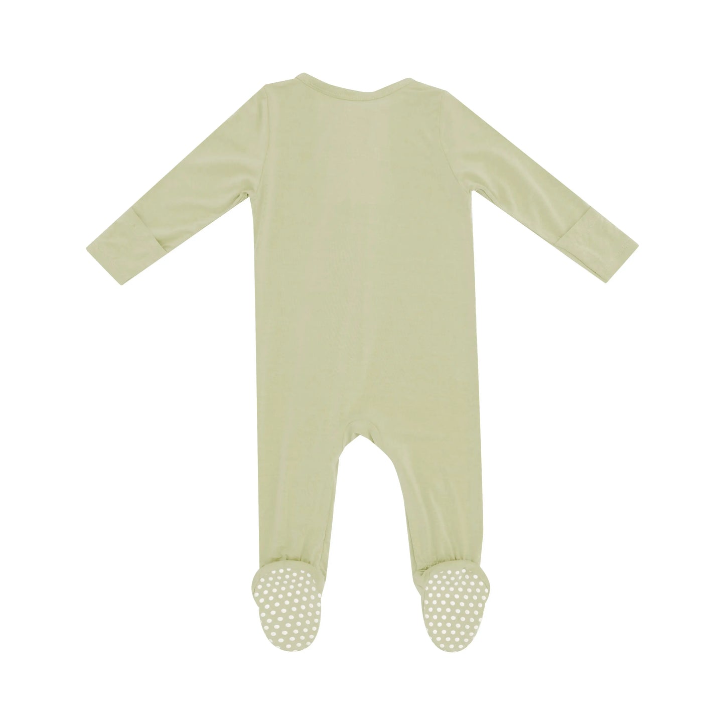 2 Way Zipper Footie Solid Winter Pear.
