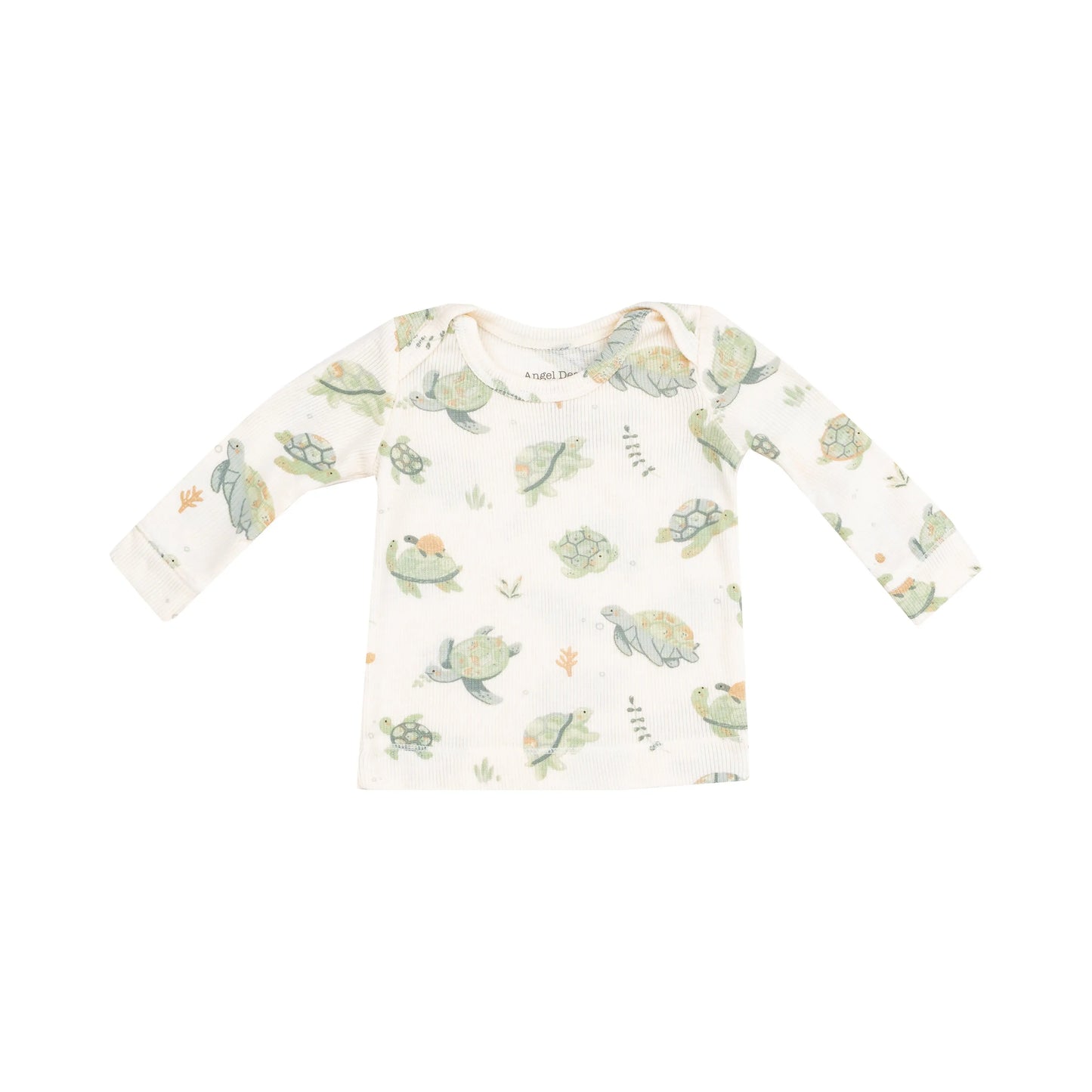 Lounge Wear Set Sea Turtles Ribbed Modal Comfy Cozy Pajamas.