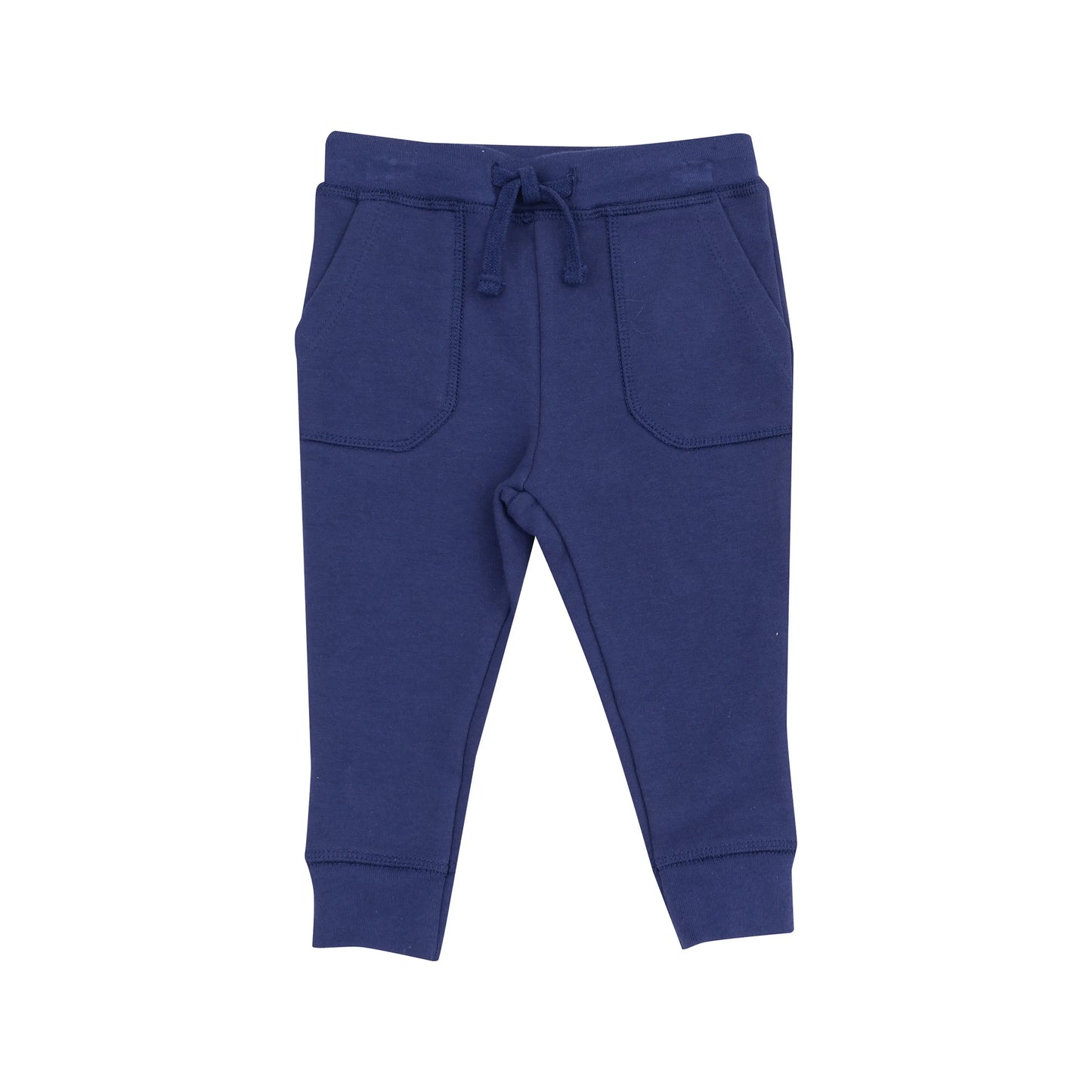 French Terry Hoodie and Jogger Pant Set for Baby in Navy Angel Dear