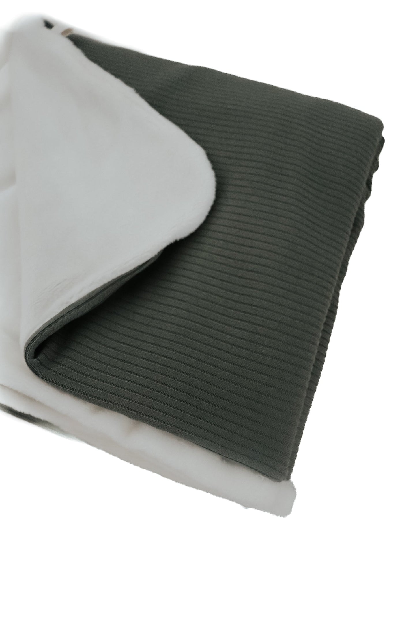 Cozy Moss Ribbed Toddler Blanket by Little Mae and Co Little Mae & Co Everetts Place: Online Boutique