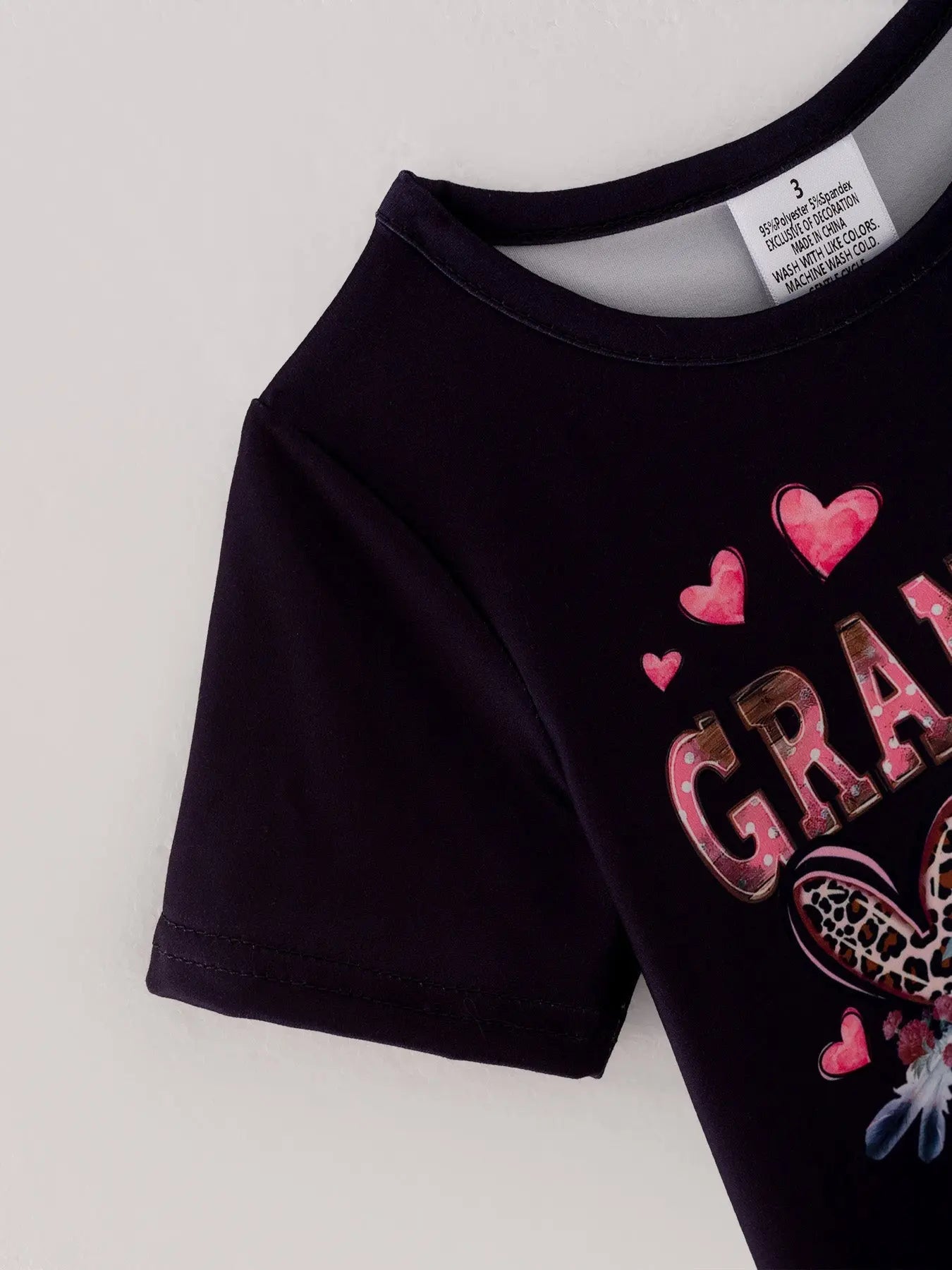 Soft Cotton Girls Outfit with Charming Grandma Print for Everyday Wear Rylee Faith Designs