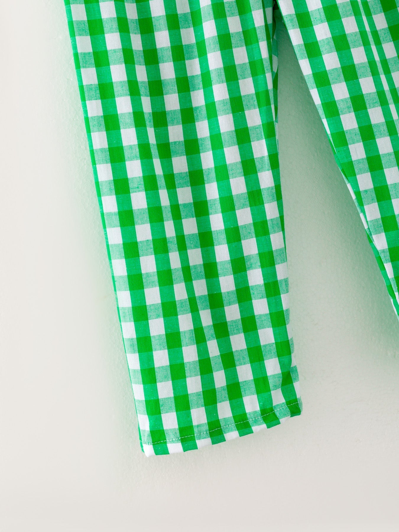 Boys Green Halloween Smocking Embroidered Cotton Plaid Set Rylee Faith Designs Everetts Place: Online Boutique