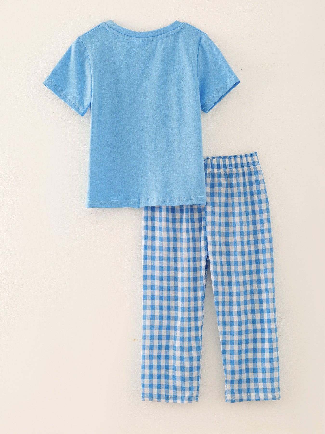 Boys Halloween Smocking Embroidered Cotton Plaid Set Rylee Faith Designs Everetts Place: Online Boutique