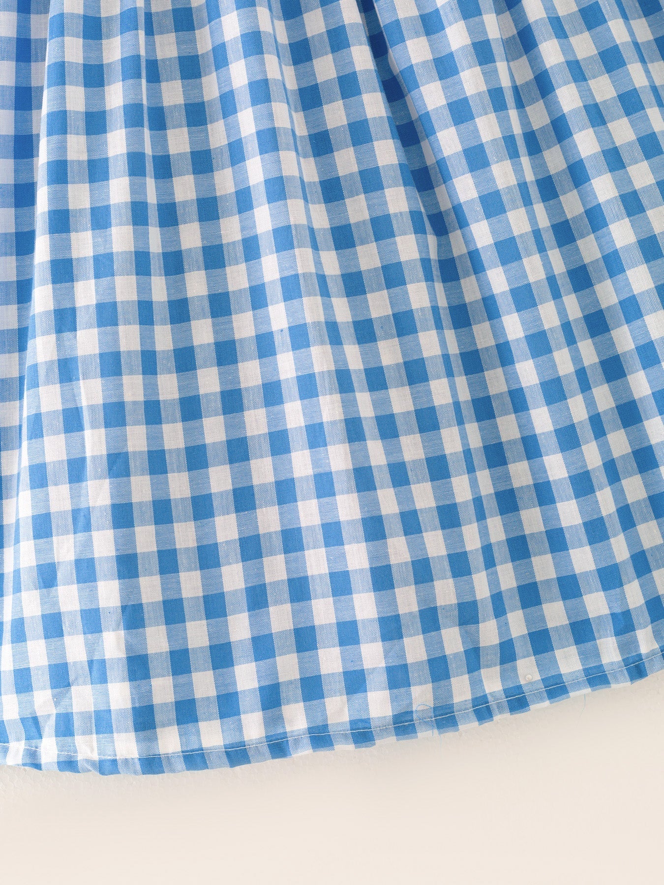 Halloween Blue Woven Smocking Embroidered Plaid Dress Rylee Faith Designs Everetts Place: Online Boutique
