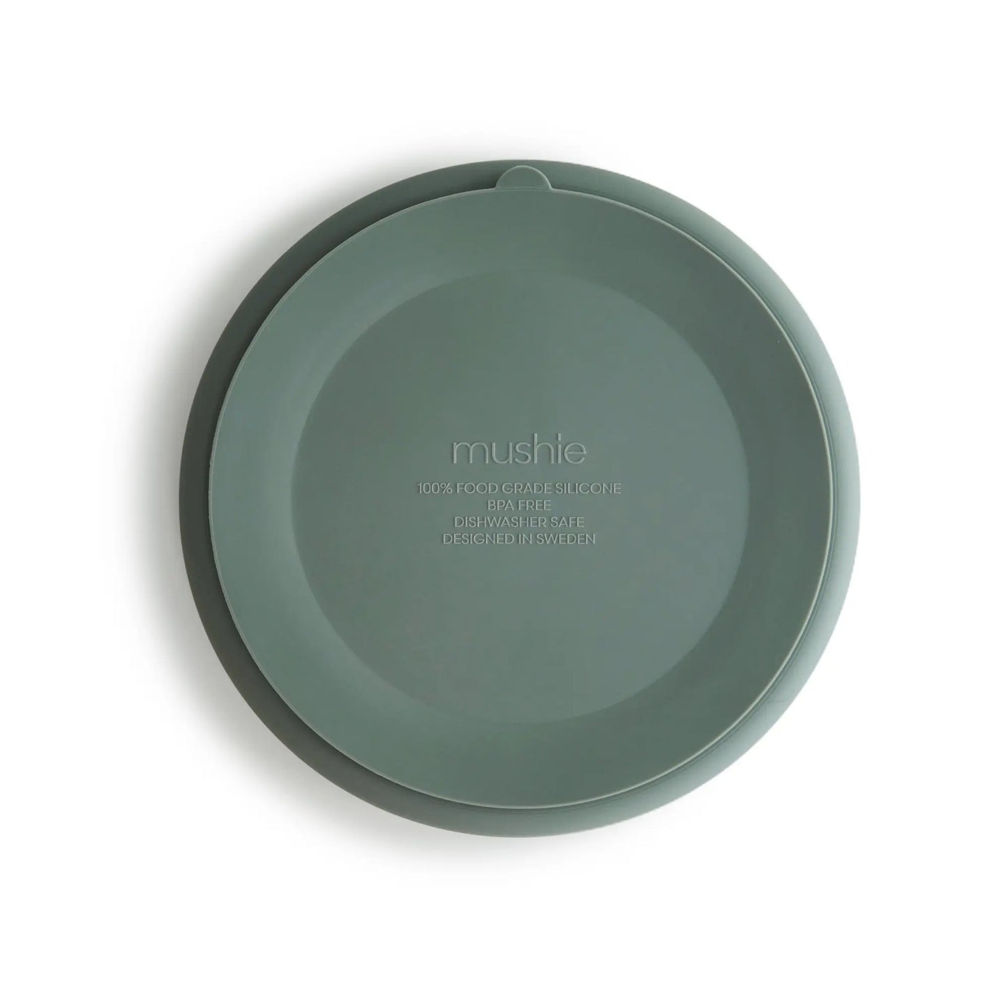 Silicone Suction Plate for Babies Food Grade Safe Design Minimizes Spills Mushie