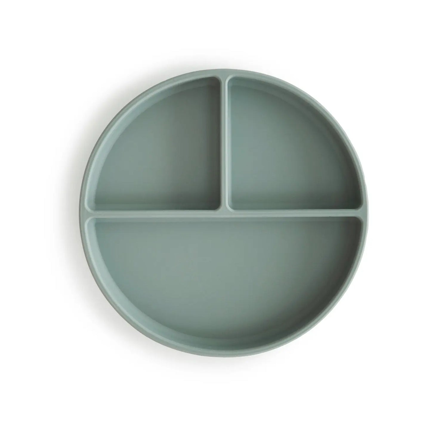 Silicone Suction Plate for Babies Food Grade Safe Design Minimizes Spills Mushie