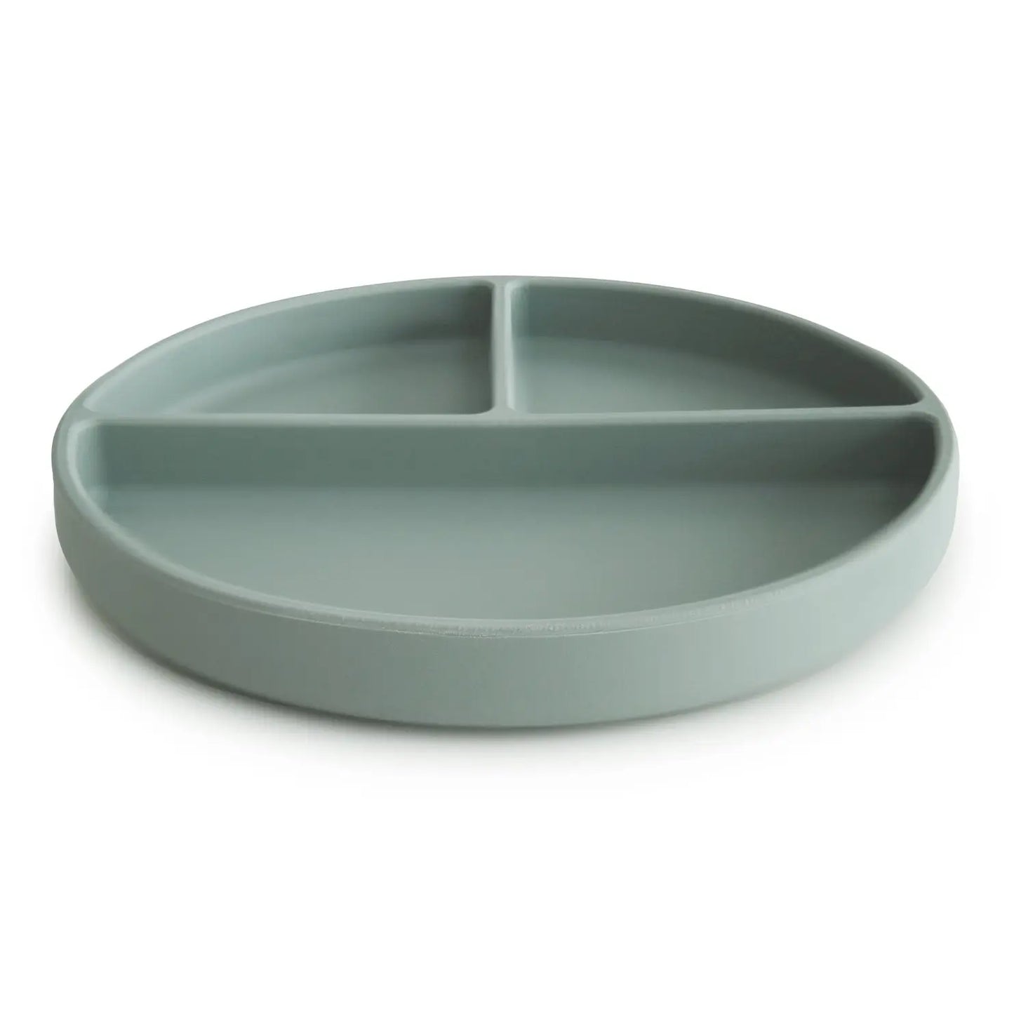 Silicone Suction Plate for Babies Food Grade Safe Design Minimizes Spills Mushie