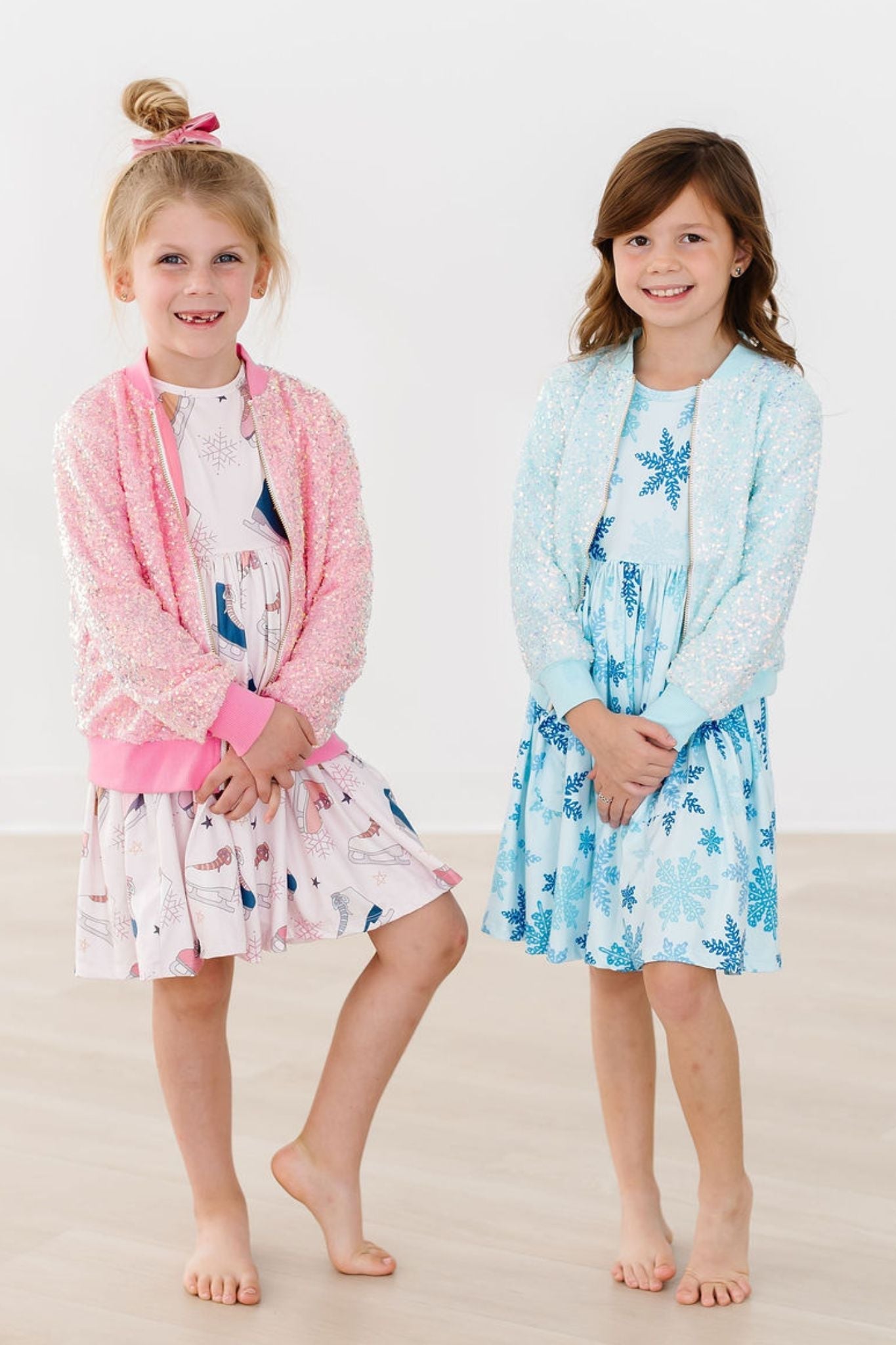 Mila & Rose ® Figure Skater Twirl Dress With Three Quarter Sleeves - Apparel & Accessories > Clothing > Dresses Twirl Dress 3/4