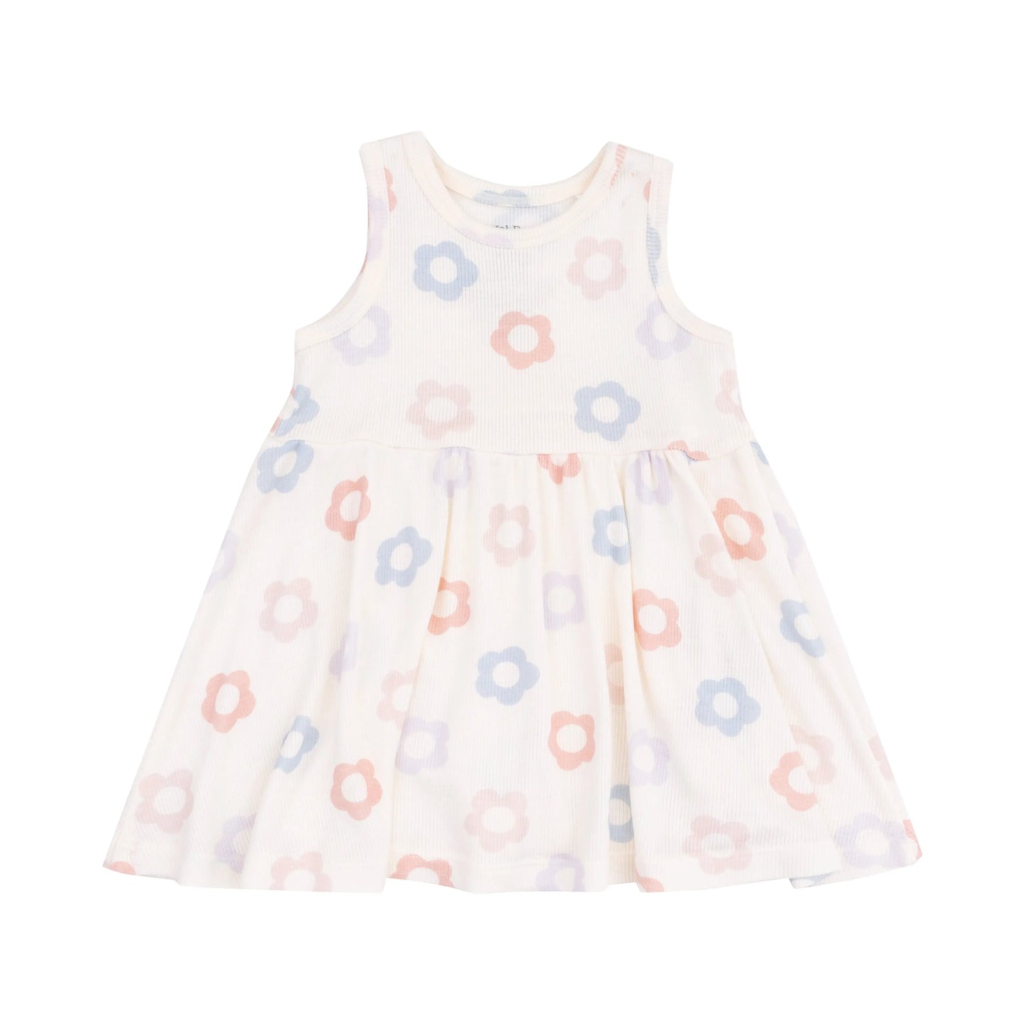 Tank Dress and Bloomer Set for Toddler Girls Daisy Pop 2T to 4T.
