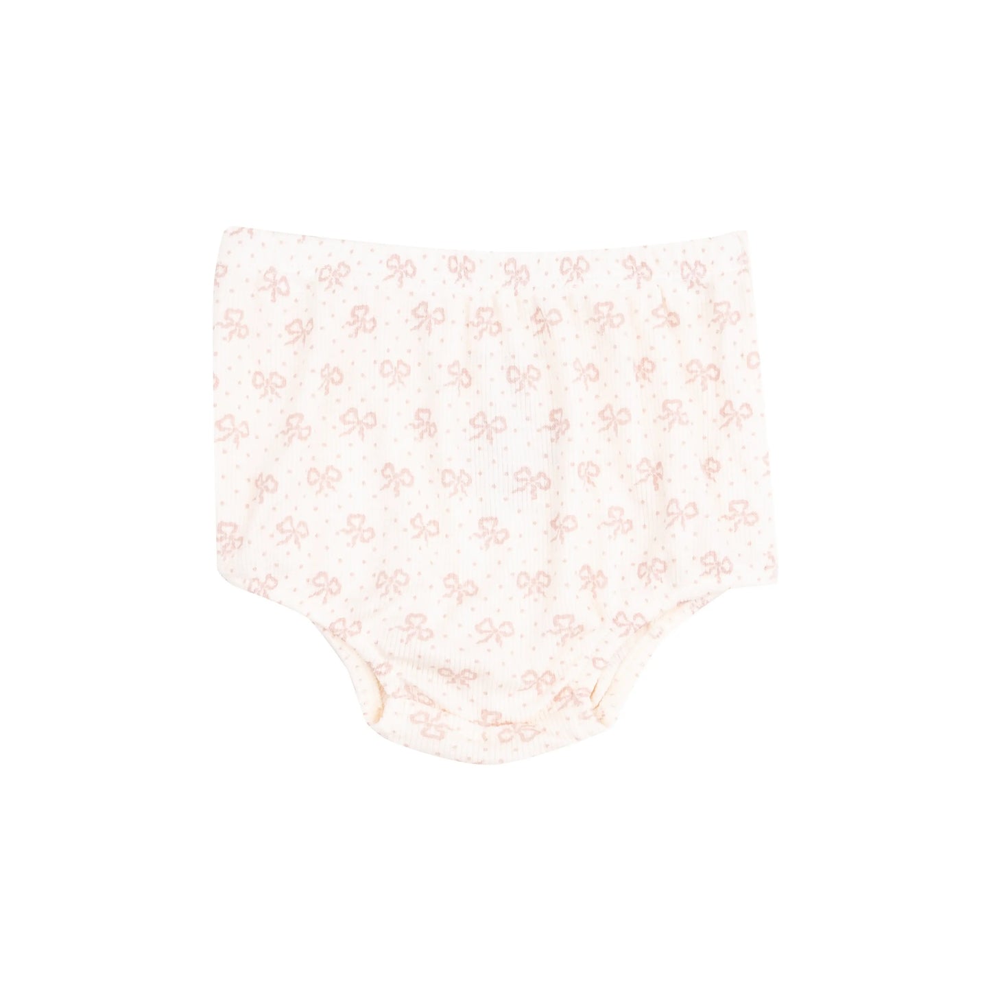 Tank Dress and Bloomer Set for Toddler Girls Vintage Mini Bows 2T to 4T.