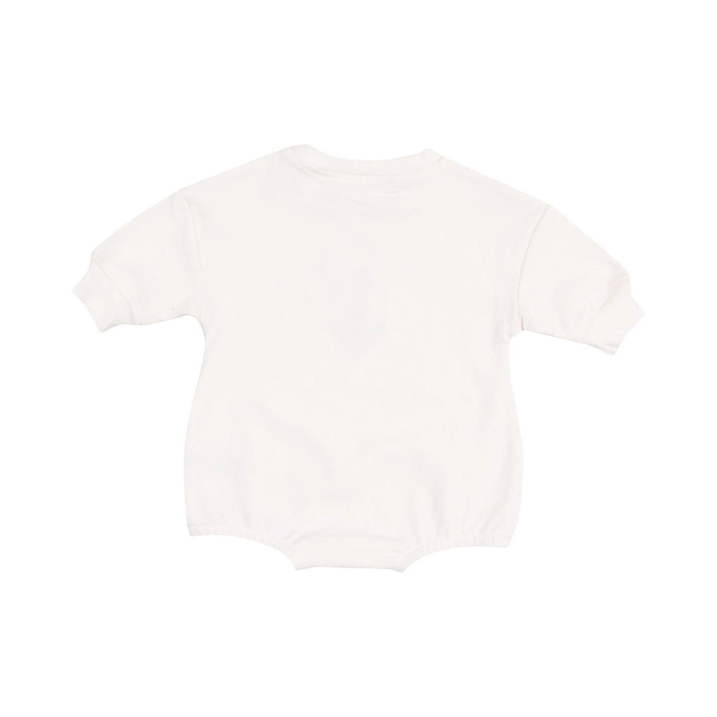 French Terry Sweatshirt Bubble With Danish Daisy Appliqué.