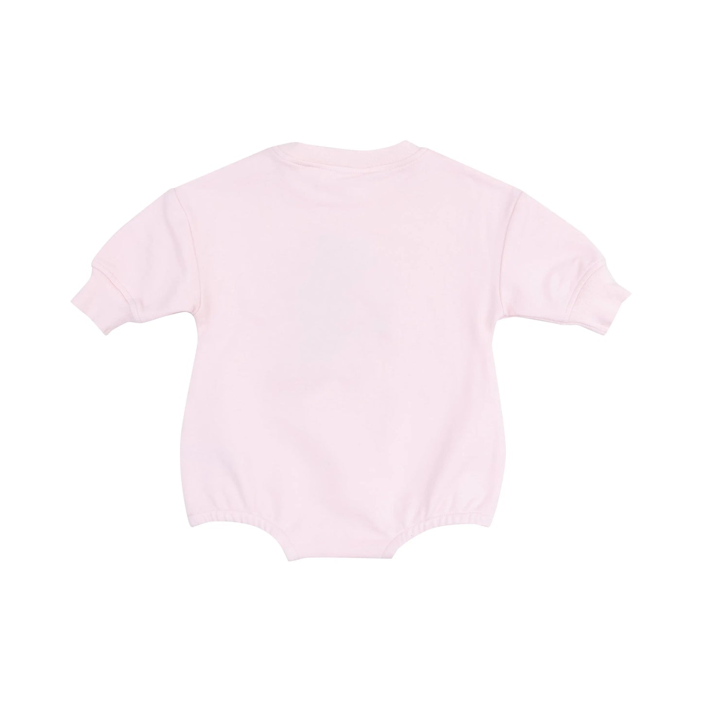 Strawberry Applique Sweatshirt Bubble French Terry Swiss Dot.