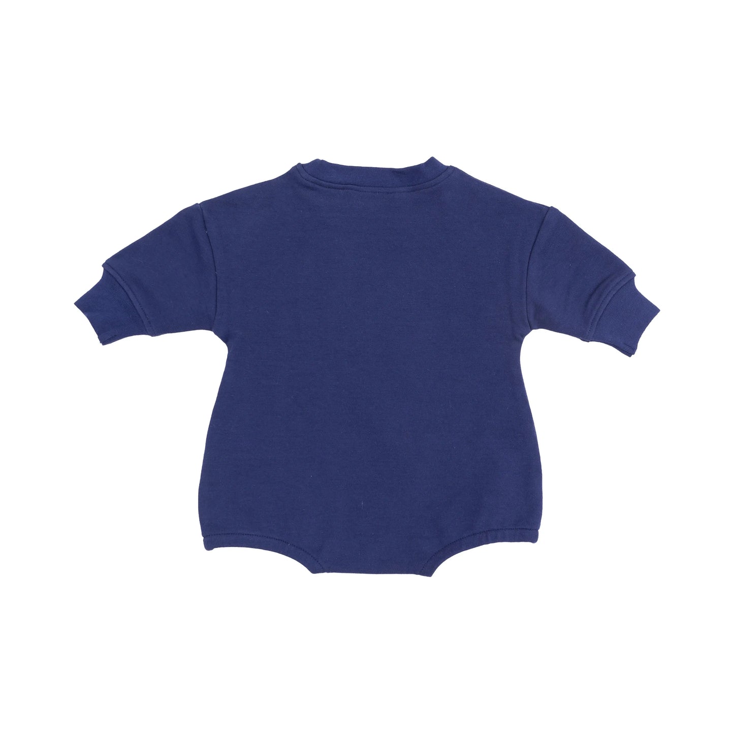 French Terry Sweatshirt Bubble with Chenille Patch Bubbly Whale Pink.