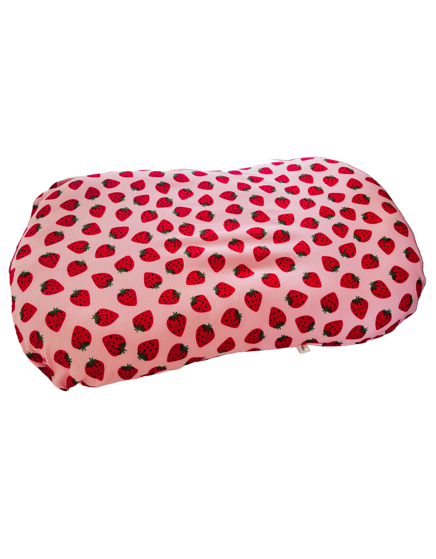 Strawberry Ribbed Lounger Cover For The Snuggle Me Lounger Little Mae & Co Everetts Place: Online Boutique