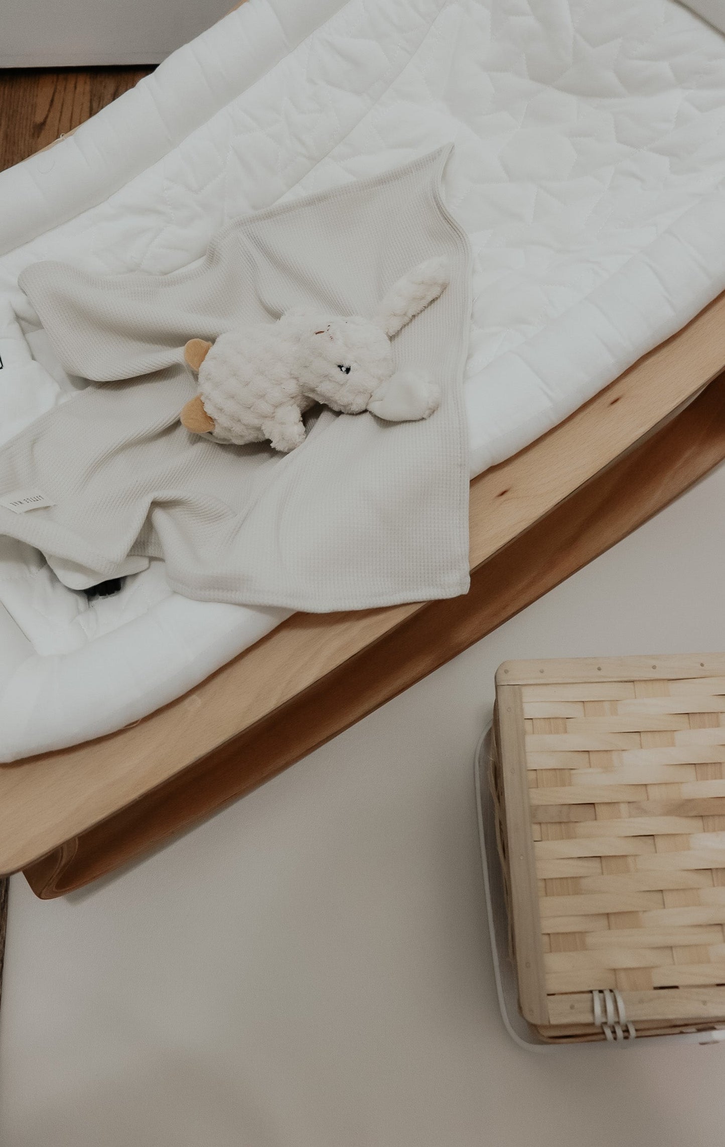 Coco Waffle Knit Baby Blanket By Little Mae Co Cozy Little Mae & Co Everetts Place: Online Boutique