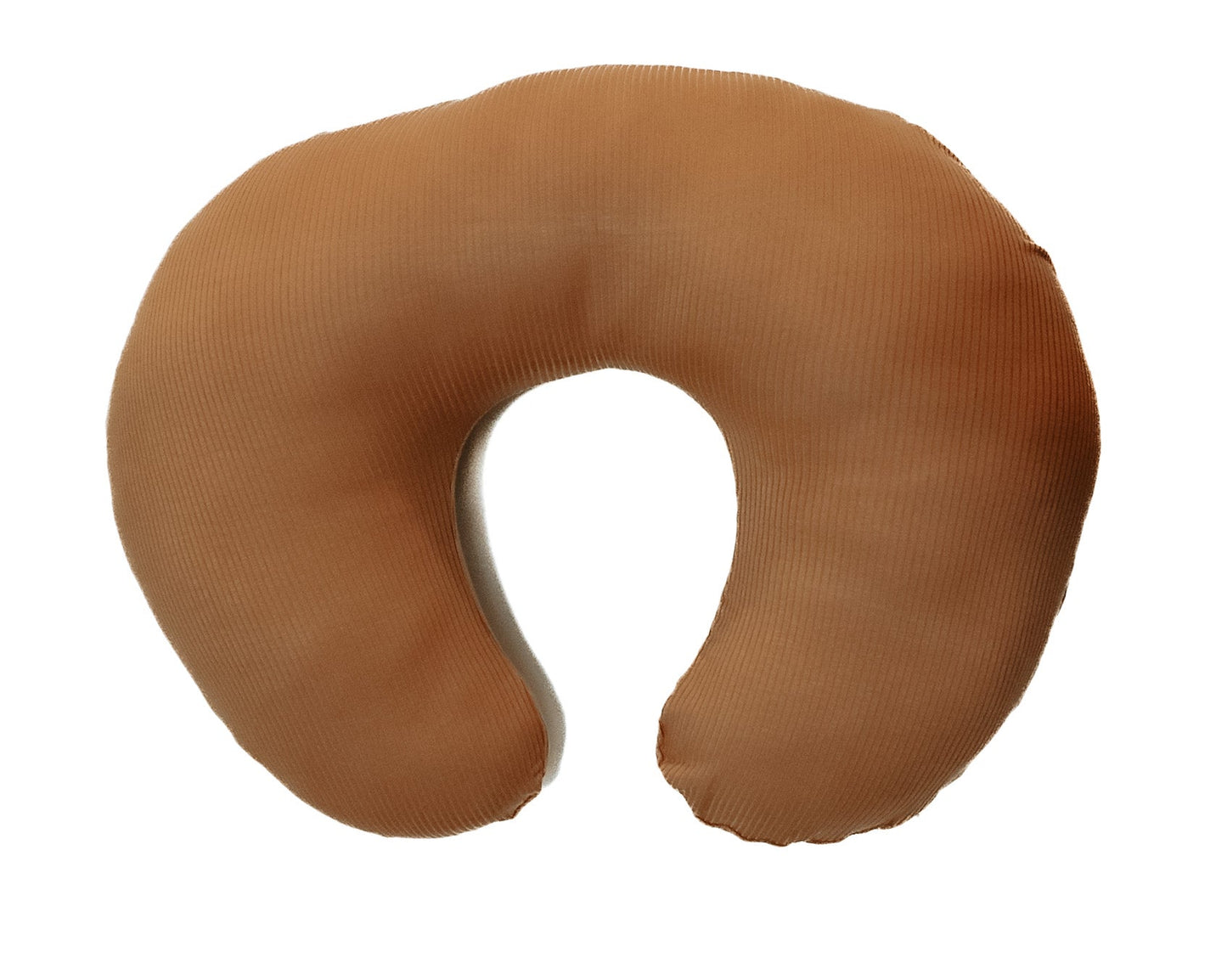 Caramel Ribbed Nursing Pillow Cover Soft Beige Fabric Little Mae & Co Everetts Place: Online Boutique