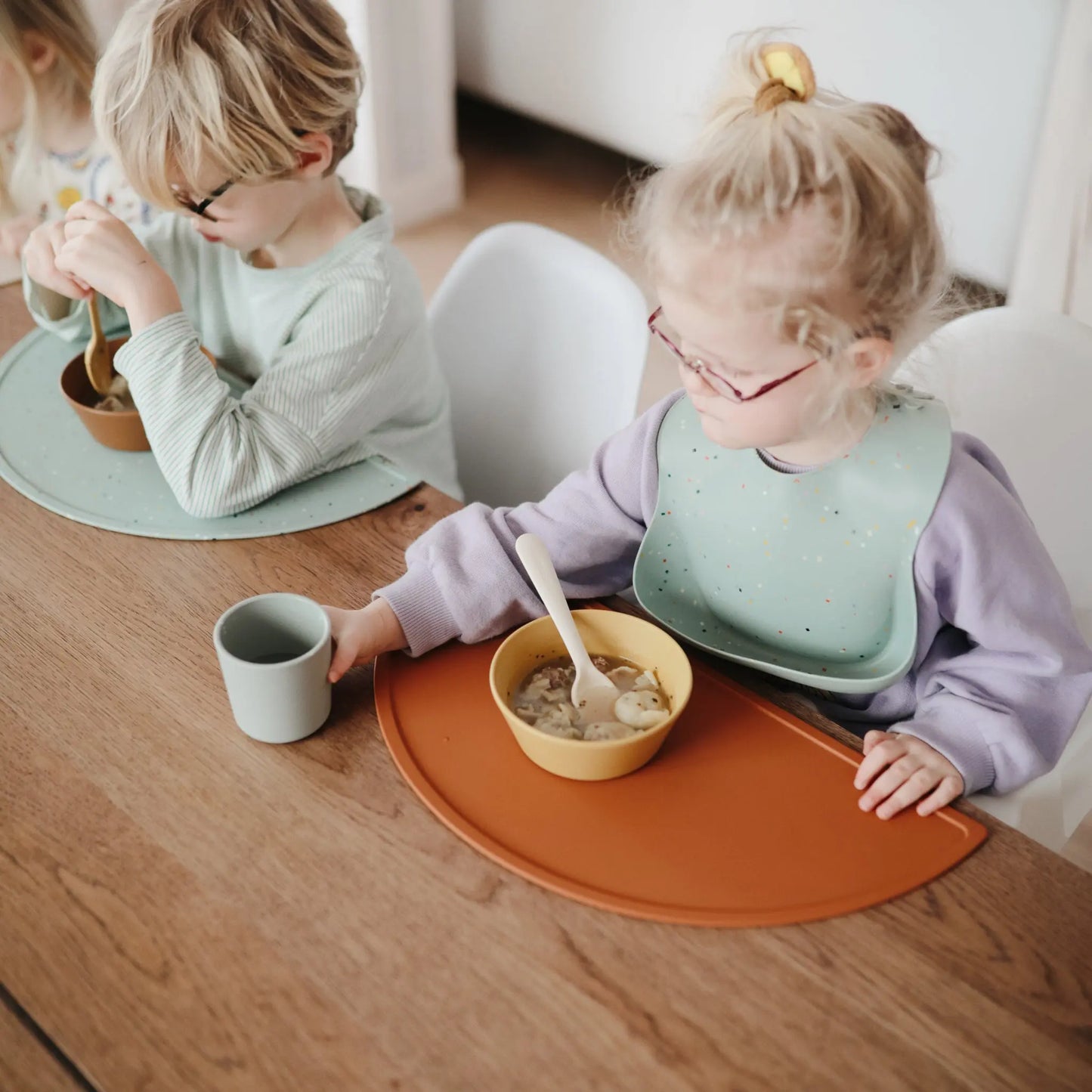 Silicone Placemat for Kids Durable and Easy to Clean Food Grade Silicone Stylish Design Mushie