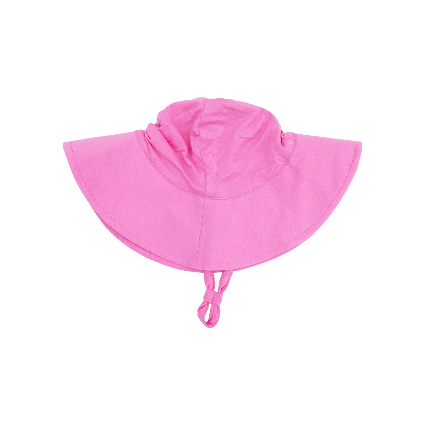 Wide Brim Sunhat Solid Strawberry Moon for Kids.