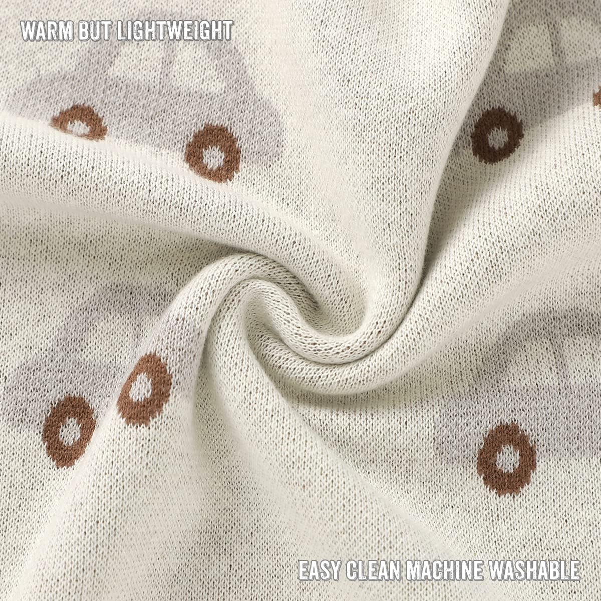 100 Percent Cotton Luxury Knit Car Swaddle Blanket - Everetts Place: Online Boutique