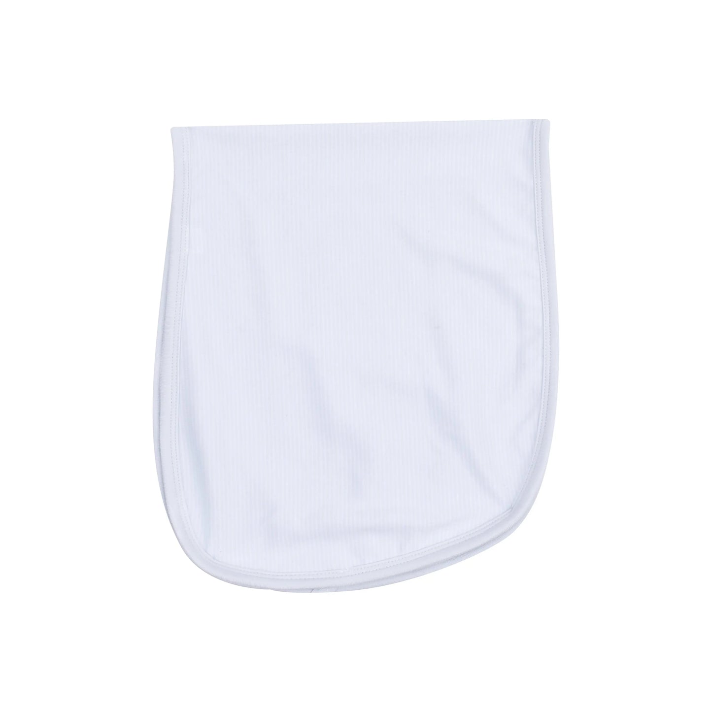 2 Ply Burp Cloth with Binding Stripe Classic Blue.