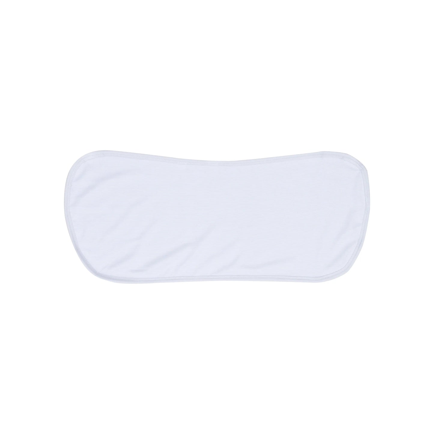 2 Ply Burp Cloth with Binding Stripe Classic Blue.