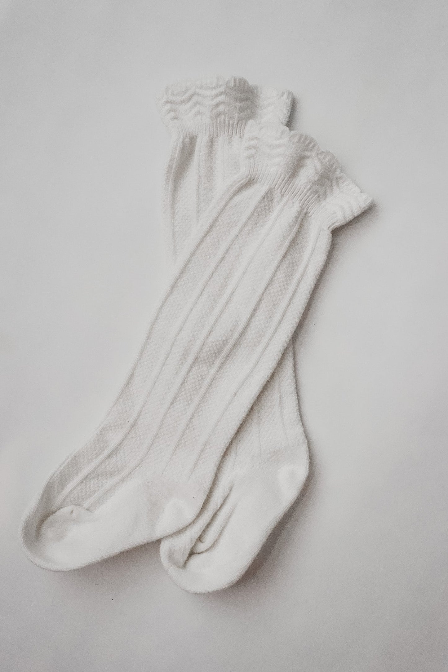 Ruffle Cotton Knee High Socks Five Pack Little Mae Co Little Mae & Co Everetts Place: Online Boutique