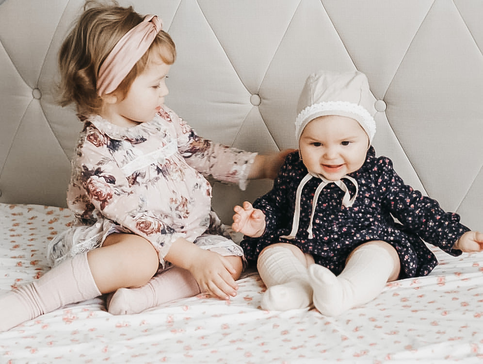 Ruffle Cotton Knee High Socks Five Pack Little Mae Co Little Mae & Co Everetts Place: Online Boutique