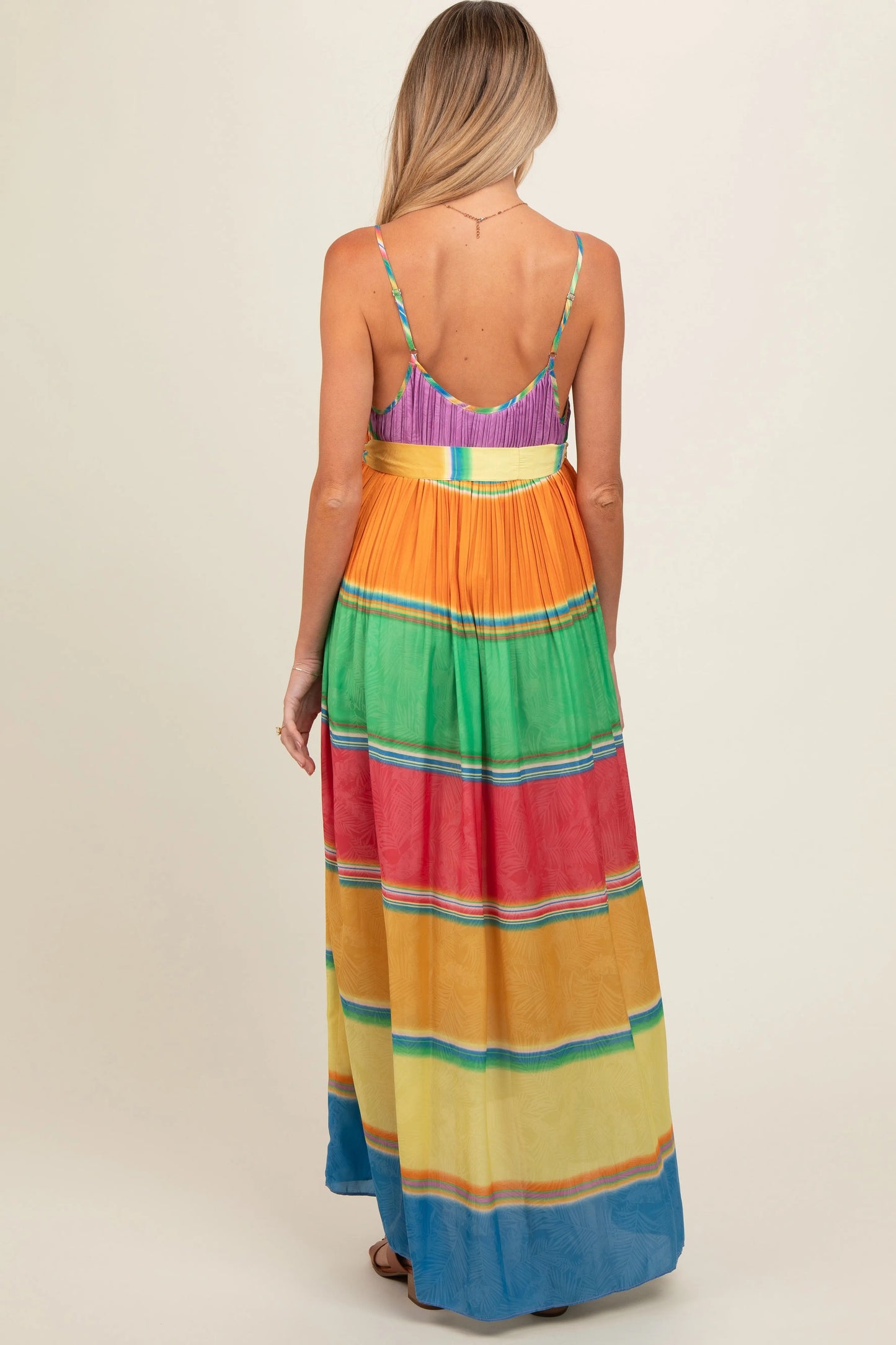 PinkBlush Chic Adjustable Strap Maternity Dress in Multi Color for Expecting Moms - Apparel & Accessories > Clothing > Dresses