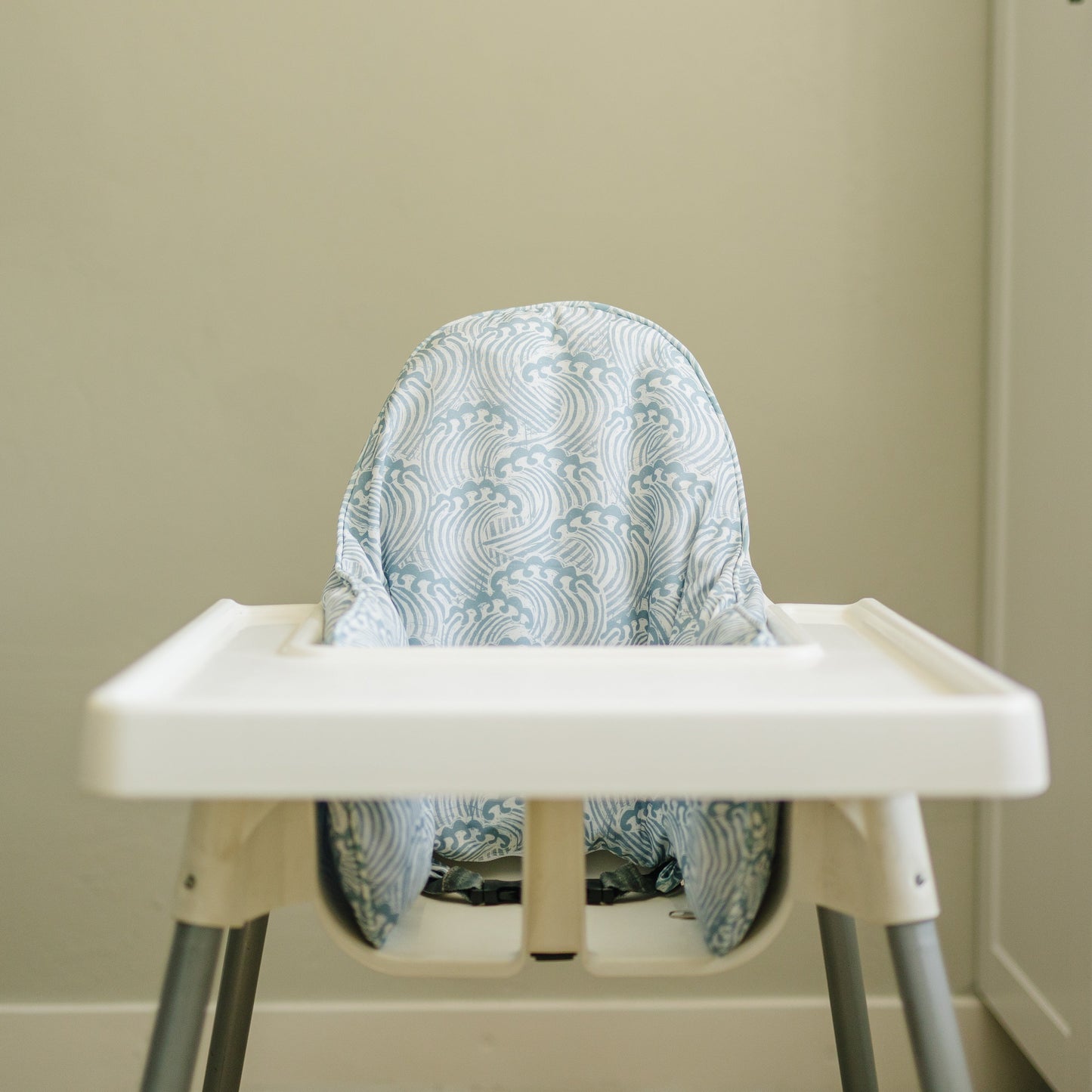 Waves Cushion Cover For IKEA Antilop Highchair Blue Little Joy Co. Everetts Place: Online Boutique