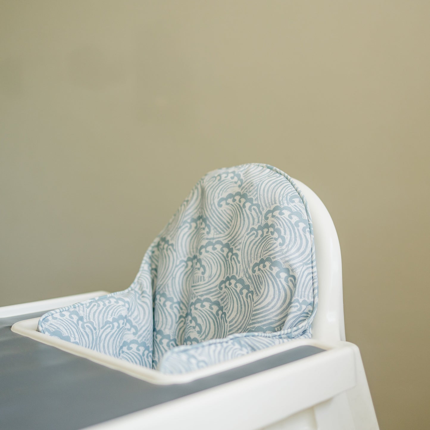 Waves Cushion Cover For IKEA Antilop Highchair Blue Little Joy Co. Everetts Place: Online Boutique