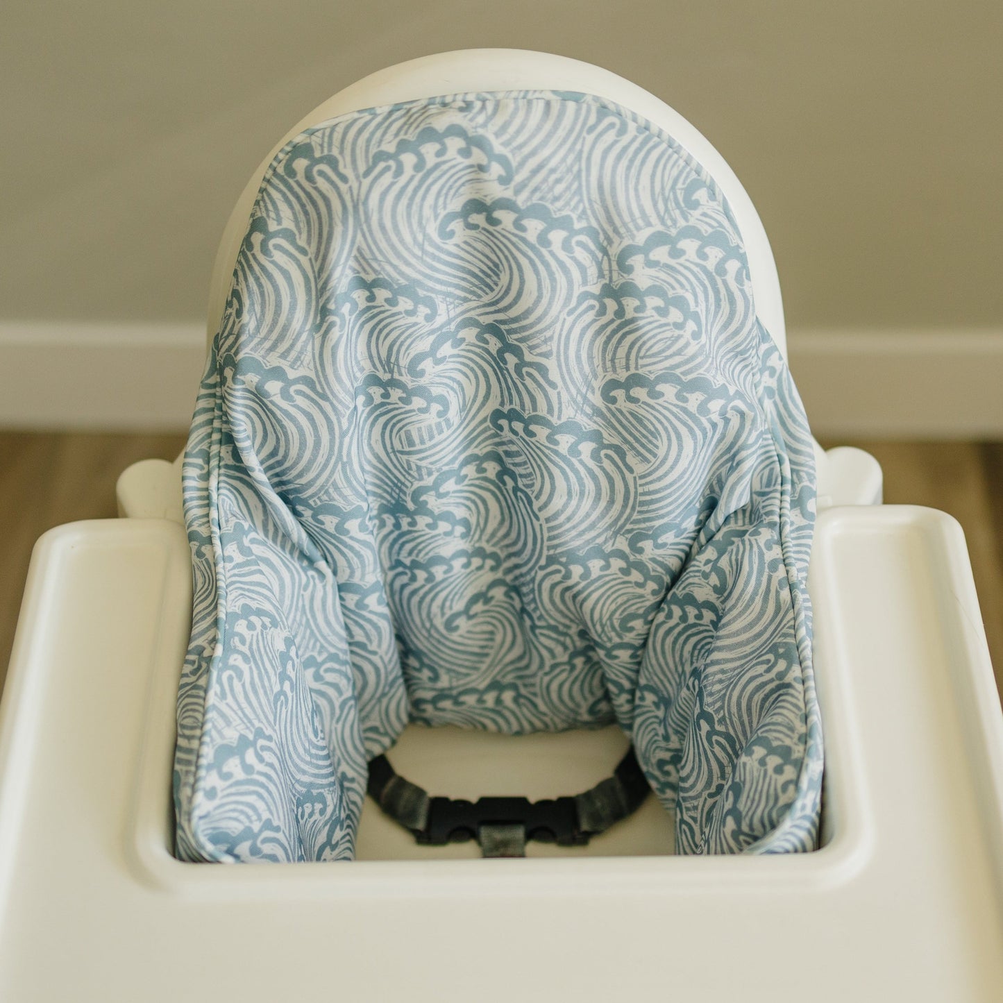 Waves Cushion Cover For IKEA Antilop Highchair Blue Little Joy Co. Everetts Place: Online Boutique