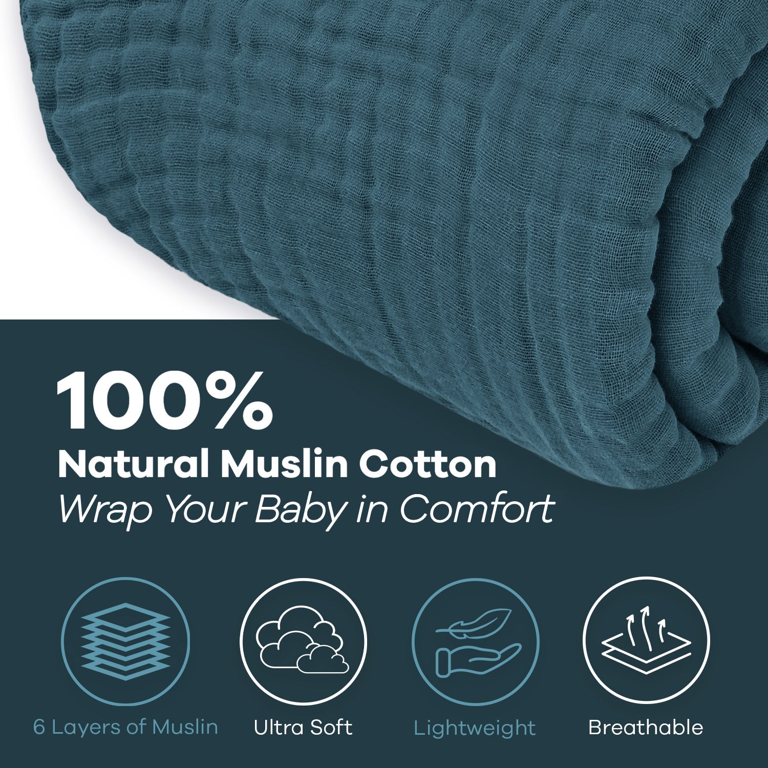Adult Muslin Blanket Neptune Cozy Soft Comfort Comfy Cubs Comfy Cubs Everetts Place: Online Boutique