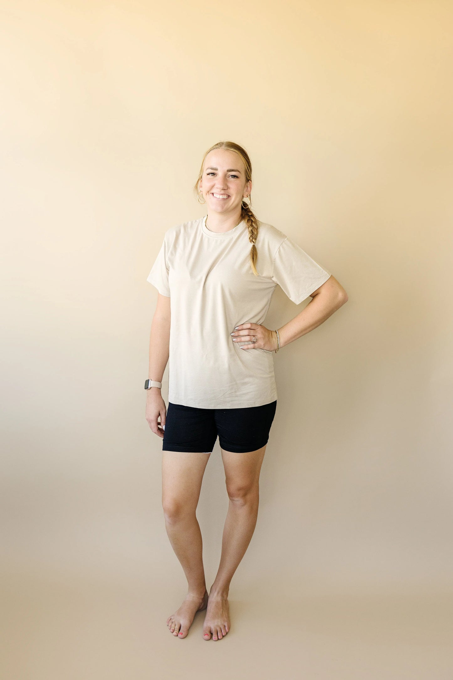 Adult Unisex Bamboo Tee 260GSM Comfort Stretch Wear Little Joy Co. Everetts Place: Online Boutique