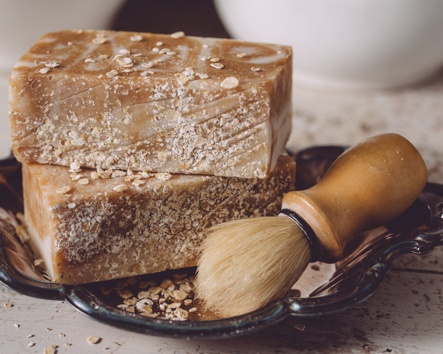 Amore Handmade Organic Soap Oatmeal Woodsy Aroma Soft Sweet Harvest Farms Everetts Place: Online Boutique